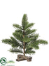 Silk Plants Direct Pine Tree - Green - Pack of 12