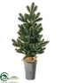 Silk Plants Direct Pine Tree - Green - Pack of 2