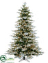 Silk Plants Direct Norway Spruce Tree - Snow - Pack of 1