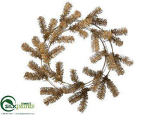 Pine Wreath - Brown Light - Pack of 12