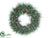 Long Needle Pine Wreath - Green - Pack of 2