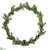 Pine, Juniper Wreath With Taper Candleholder - Green Two Tone - Pack of 4