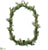 Pine, Juniper Wreath With Taper Candleholder - Green Two Tone - Pack of 4