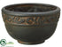 Silk Plants Direct Ceramic Container - Black - Pack of 1
