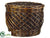 Round Willow Planter - - Pack of 1