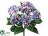 Silk Plants Direct Hydrangea Bush - Blue Lavender - Pack of 6