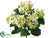 Hydrangea Bush - Green - Pack of 6