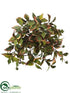Silk Plants Direct Fall Fruiting Ivy Hanging Bush - Orange Green - Pack of 6