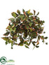 Silk Plants Direct Fall Fruiting Ivy Hanging Bush - Orange Green - Pack of 6