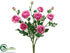 Silk Plants Direct Ranunculus Bush - Pink - Pack of 6