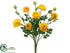 Silk Plants Direct Ranunculus Bush - Yellow - Pack of 6