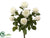 Rose Bush - Cream - Pack of 6