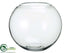 Silk Plants Direct Glass Ball Vase - Clear - Pack of 1