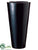 Fiberglass Round Container - Black - Pack of 1