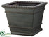 Silk Plants Direct Fiberglass Container - Black Rust - Pack of 1