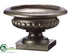 Silk Plants Direct Urn - Iron - Pack of 1