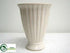 Silk Plants Direct Ceramic Provencal Footed Vase - Cream - Pack of 6