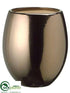 Silk Plants Direct Ceramic Vase - Brown Dark - Pack of 1
