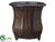 Round Footed Container - Brown - Pack of 1