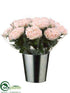 Silk Plants Direct Rose Bundle - Pink - Pack of 12
