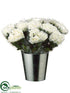 Silk Plants Direct Rose Bundle - White - Pack of 12
