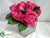 Silk Plants Direct Rose - Pink - Pack of 4