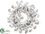 Wreath - White - Pack of 4