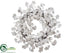 Silk Plants Direct Wreath - White - Pack of 4