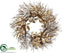 Silk Plants Direct Wreath - Gold Silver - Pack of 4