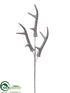 Silk Plants Direct Antler Spray - Silver - Pack of 12