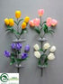 Silk Plants Direct Dew Drop Tulip Bush - Assorted - Pack of 288