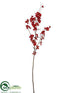 Silk Plants Direct Apple Blossom Branch - Red Gold - Pack of 12