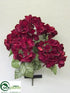 Silk Plants Direct Hydrangea Bush - Red Red - Pack of 6