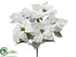 Silk Plants Direct Poinsettia Bush - Cream Gold - Pack of 24