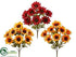 Silk Plants Direct Sunflower Bush - Assorted - Pack of 12