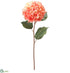 Silk Plants Direct Hydrangea Spray - Coral Green - Pack of 8
