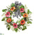 Poppy Wreath - Orange Coral - Pack of 2