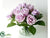 Silk Plants Direct Rose - Lavender - Pack of 8