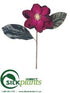 Silk Plants Direct Magnolia Spray - Burgundy - Pack of 12