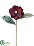 Silk Plants Direct Magnolia Spray - Burgundy Two Tone - Pack of 6