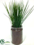 Silk Plants Direct Grass - Green - Pack of 6