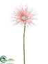 Silk Plants Direct Gerbera Daisy Spray - Pink Light - Pack of 12