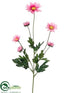 Silk Plants Direct Daisy Spray - Pink - Pack of 6