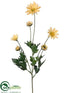 Silk Plants Direct Daisy Spray - Yellow - Pack of 6