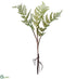 Silk Plants Direct Fern Spray With Roots - Green - Pack of 24