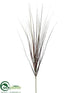 Silk Plants Direct Onion Grass Spray - Brown Burgundy - Pack of 12