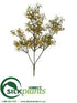Silk Plants Direct Dried Mini Leaf Spray - Green - Pack of 6
