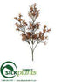 Silk Plants Direct Leaf Spray - Rust - Pack of 6