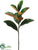 Garden Magnolia Leaf Spray - Green - Pack of 12