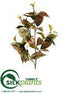 Silk Plants Direct Coffee Leaf Spray - Green Brown - Pack of 6